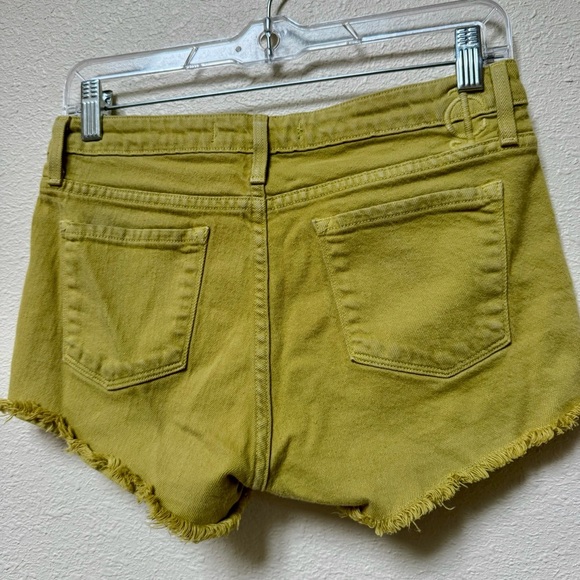 JUICY COUTURE green cutoff micro shorts - Picture 2 of 7